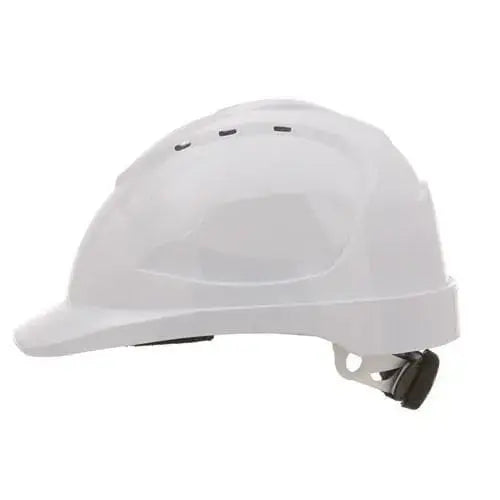 Pro Choice Hard Hat (V9) - Vented, 6 Point Rachet Harness, Type 2 Polycarbonate - HHV92 PPE Pro Choice WHITE